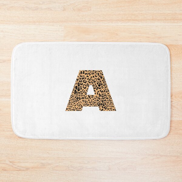 Aperçu de l'œuvre Haute Leopard Lettre "A" Initiale Avec Riche Imprimé Léopard créée et vendue par HauteLeopard.