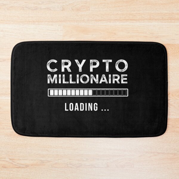 Item preview, Crypto Millionaire Loading Funny Cryptocurrency Bitcoin Ethereum quote  designed and sold by RanirO.