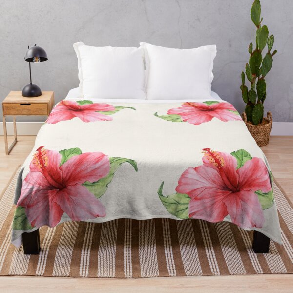 Item preview, Pink Watercolor Hibiscus Flower designed and sold by newburyboutique.