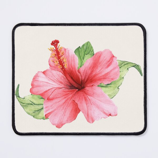 Item preview, Pink Watercolor Hibiscus Flower designed and sold by newburyboutique.