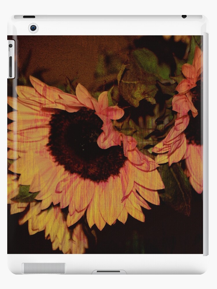 Funda y vinilo para iPad «Textura de girasol» de HeavenOnEarth | Redbubble