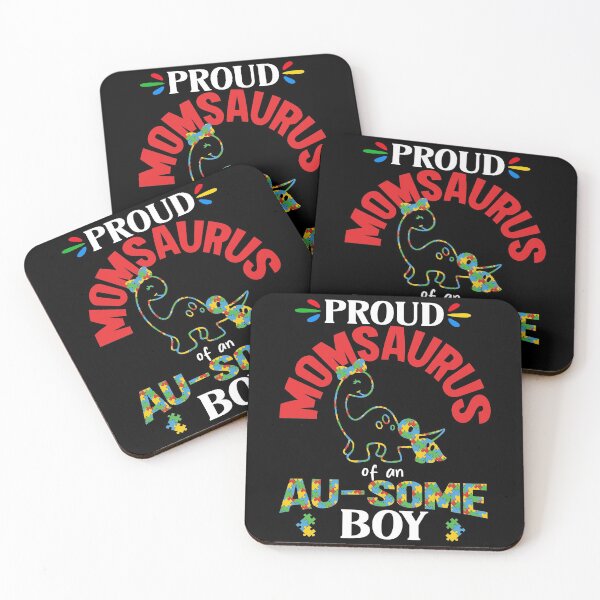 Item preview, Autism Mama Momsaurus Awareness- Proud Mom of an AuSome BOY designed and sold by Lam Assia.