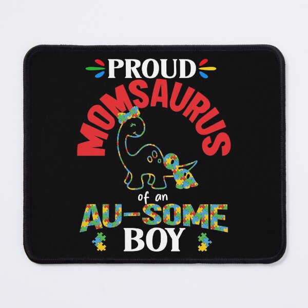 Item preview, Autism Mama Momsaurus Awareness- Proud Mom of an AuSome BOY designed and sold by Lam Assia.