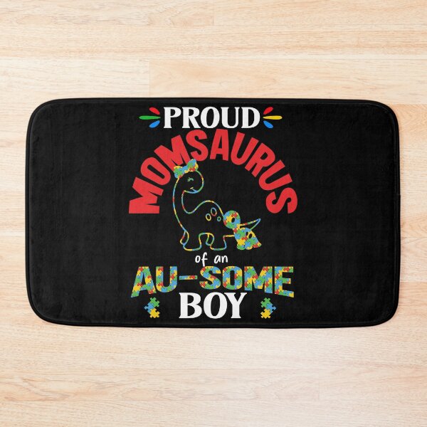 Item preview, Autism Mama Momsaurus Awareness- Proud Mom of an AuSome BOY designed and sold by Lam Assia.
