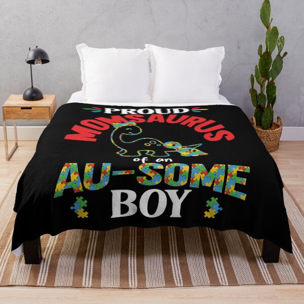 Item preview, Autism Mama Momsaurus Awareness- Proud Mom of an AuSome BOY designed and sold by Lam Assia.