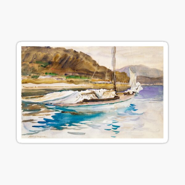Item preview, Idle Sails (1913) by John Singer Sargent designed and sold by Designedbysm.
