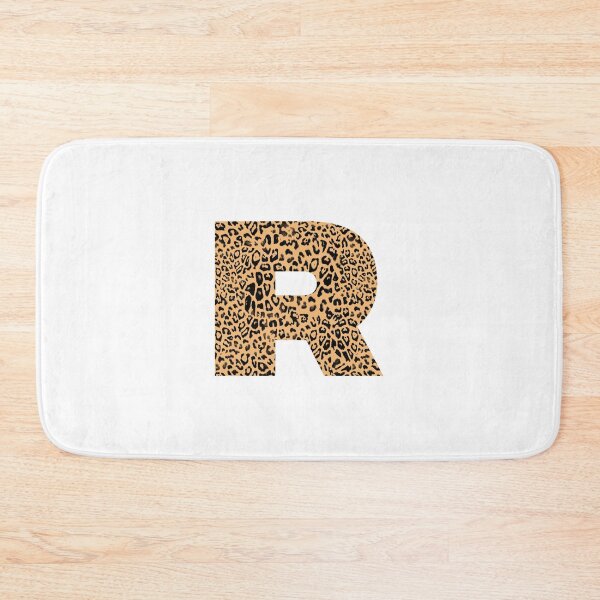 Aperçu de l'œuvre Haute Leopard Lettre "R" Initiale Avec Riche Imprimé Léopard créée et vendue par HauteLeopard.