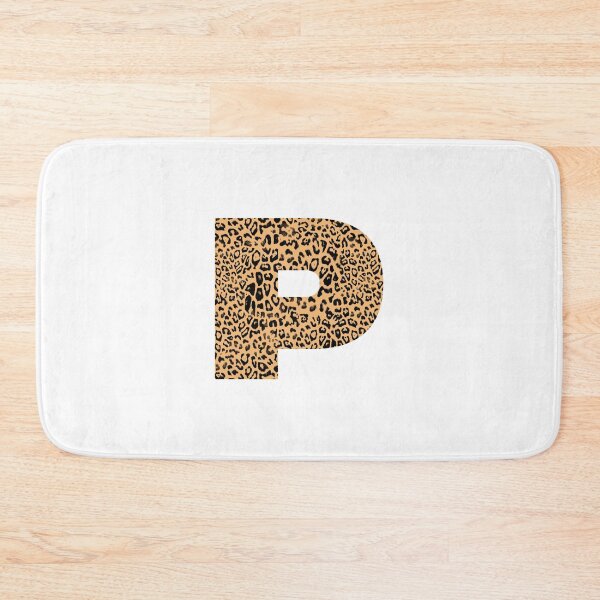 Aperçu de l'œuvre Haute Leopard Lettre "P" Initiale Avec Riche Imprimé Léopard créée et vendue par HauteLeopard.