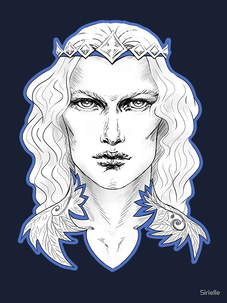 Thumbnail 2 of 2, Kids T-Shirt, Fairy King in Blue designed and sold by Sirielle.