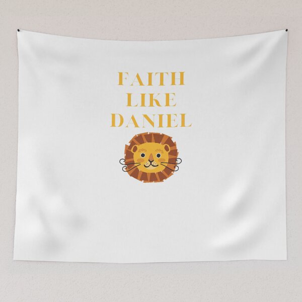 Aperçu de l'œuvre Faith like Daniel - Youth- Yellow Font créée et vendue par jesustcompany.