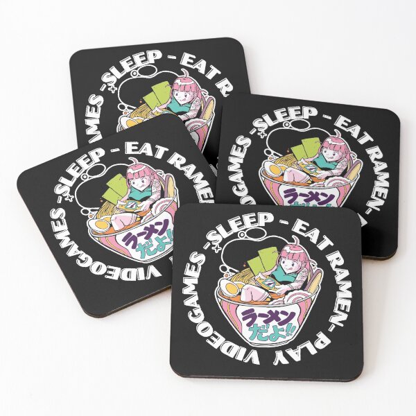 Item preview, Funny kawaii anime japan ramen gamer girl nerd motif designed and sold by Garaunt - The bavarian brute.
