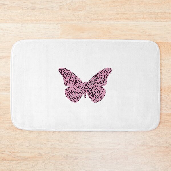 Item preview, Haute Leopard Cute Pink Leopard Print Butterfly designed and sold by HauteLeopard.