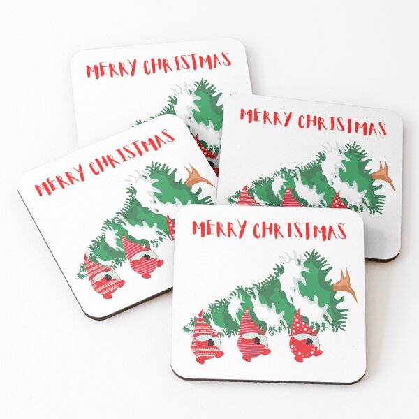 Item preview, Merry Christmas Gnomies, Christmas Funny Gnomes with Tree designed and sold by SoLarghi.