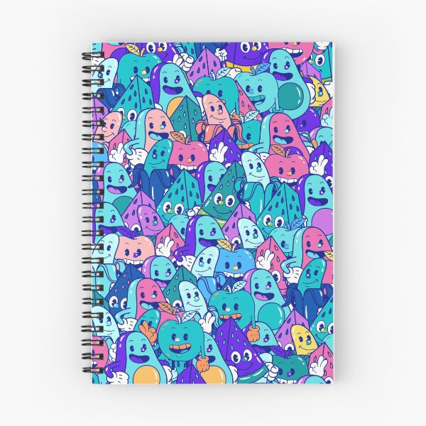 Item preview, Fruits Party Time, Whimsical Kids Art Collection, Fun, Colorful T-shirts, Print canvas, Blankets, Tapestries, designed and sold by SpiralStairShop.