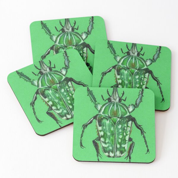 Item preview, Giant African Fruit Beetle designed and sold by sadnettles.