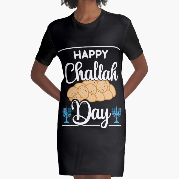 Jewish Holidays Gift Shabbat Tee Happy Hanukkah Unisex T-Shirt XS-4XL Happy Challah Days Tshirt Challah Bread Shirt