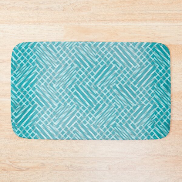 Item preview, Turquoise rectangle pattern designed and sold by flamendes.