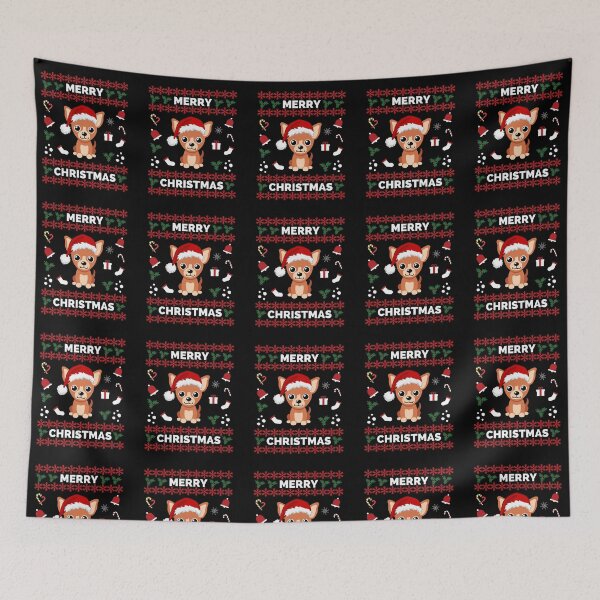 Item preview, Merry Woofmas Chihuahua Christmas Holiday - Chihuahua Funny Holiday Christmas - Chihuahua Funny Holiday Christmas Celebration designed and sold by ExploreTheStore.