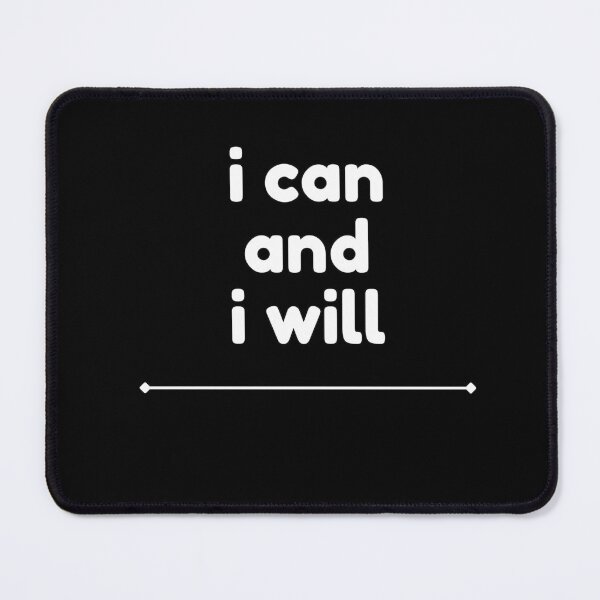 Item preview, I can and I will inspirational motivation quote designed and sold by studio17designz.