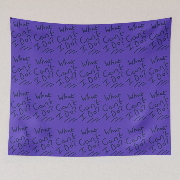 Item preview, What can't I do? (purple) designed and sold by ScarletPanda.