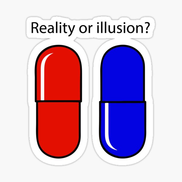 Realität oder Illusion? Sticker