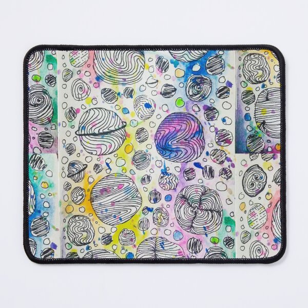 Item preview, fantasy universe - hand drawn mixed media watercolours and ink pens, duvet, covers, comforters, prints canvas and blankets duvet designed and sold by SpiralStairShop.