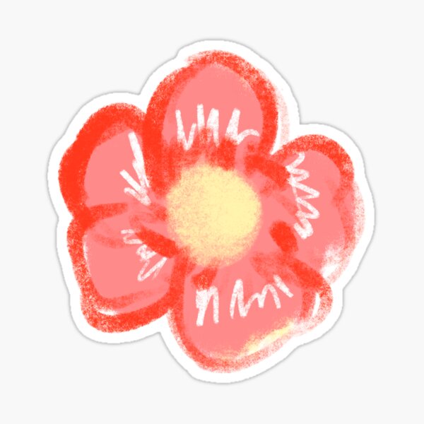 Hello little flower Sticker