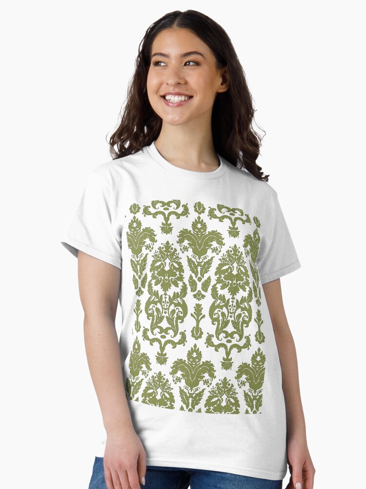 Thumbnail 2 of 7, Classic T-Shirt, The Sound of Music The Von Trapp Curtain Drapes Pattern Design designed and sold by baranskini.