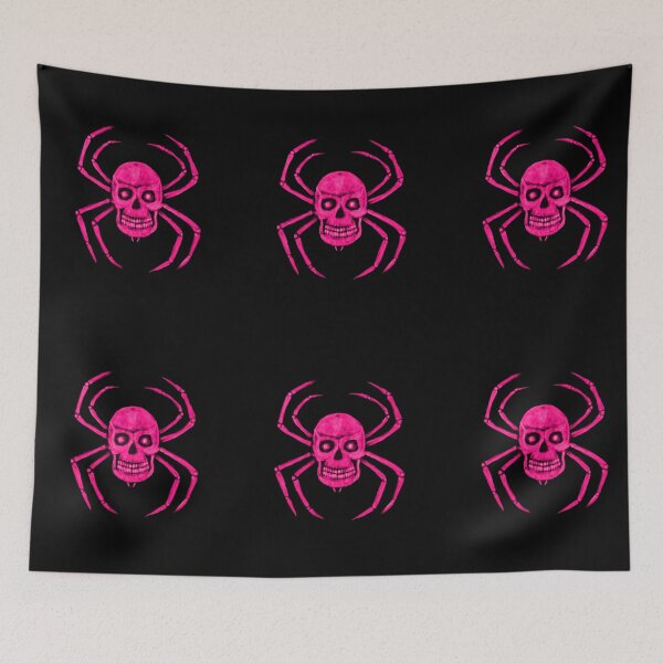 Item preview, Hot Pink Skull Spider designed and sold by jartcreations.