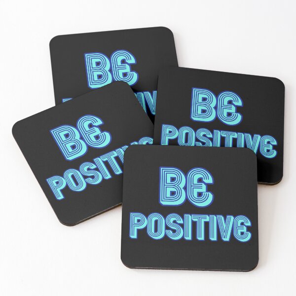 Item preview, Be positive slogan designed and sold by DreamKaracters.