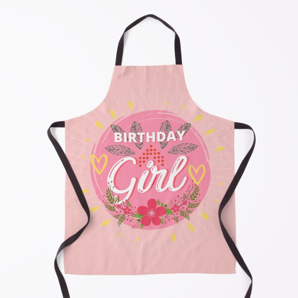 Item preview, BIRTHDAY GIRL pinky flourish giftcard designed and sold by SpiralStairShop.