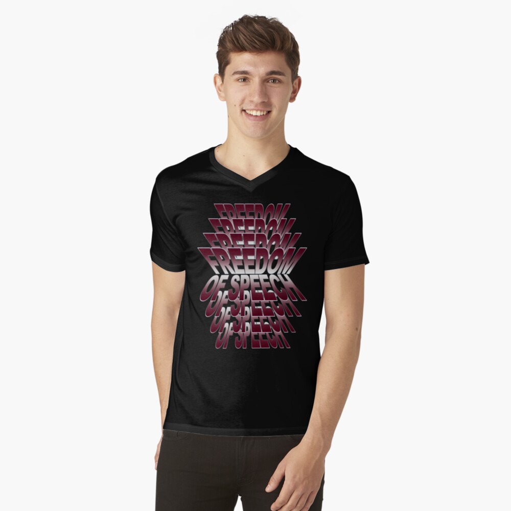 Item preview, V-Neck T-Shirt designed and sold by VkScript.