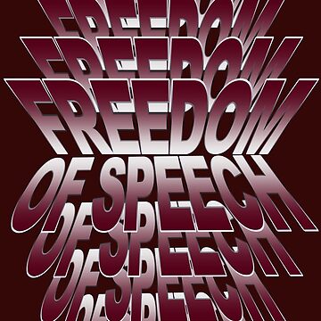 Artwork thumbnail, Freedom Of Speech 3 by VkScript