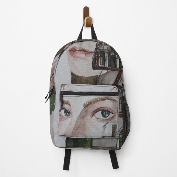 Item preview, Woman watercolor painting building herself designed and sold by Darlingstf.