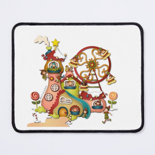 Item preview, Christmas Elf Fun House designed and sold by ArtCarollina.