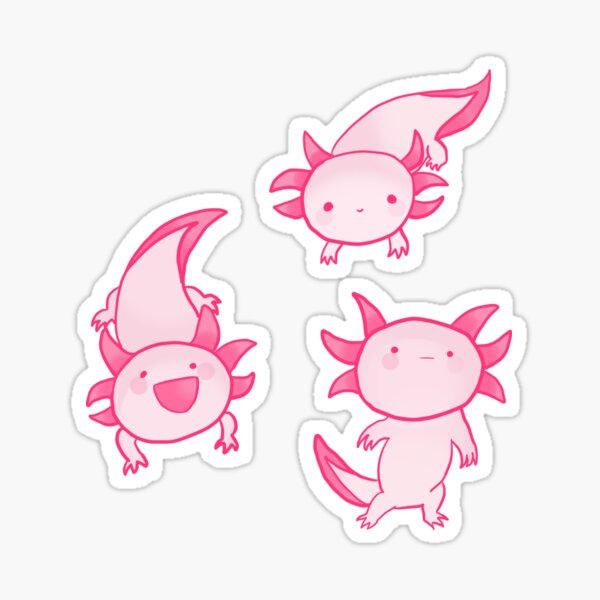 Vista previa del artículo con la obra «Lindo axolotl», diseñado y vendido por Mayarart.