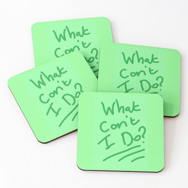 Item preview, What can't I do? (green) designed and sold by ScarletPanda.
