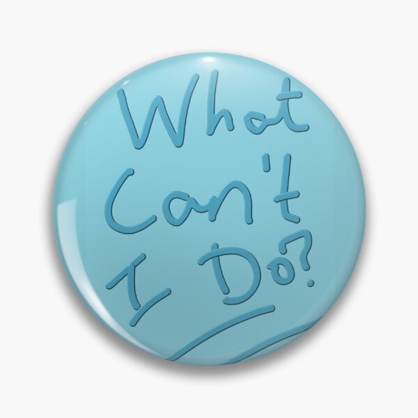 Item preview, What can't I do? (blue) designed and sold by ScarletPanda.