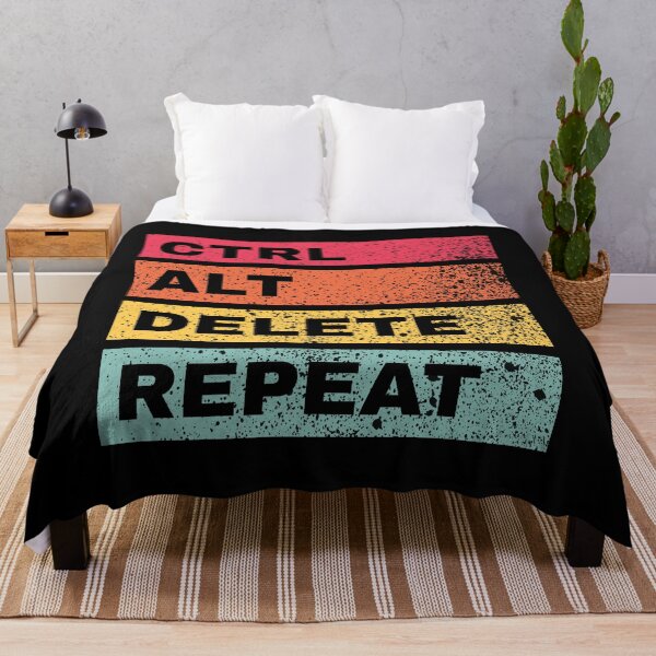 Item preview, control alt delete repeat - ctrl at delete designed and sold by GeeksUnique.