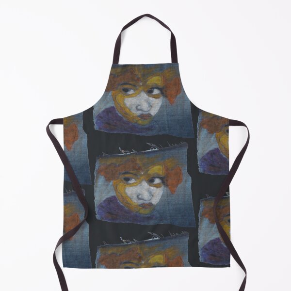 Item preview, offendet girl, pretty face, red hair, little child, jeans, scary face designed and sold by NessArtByEwa.