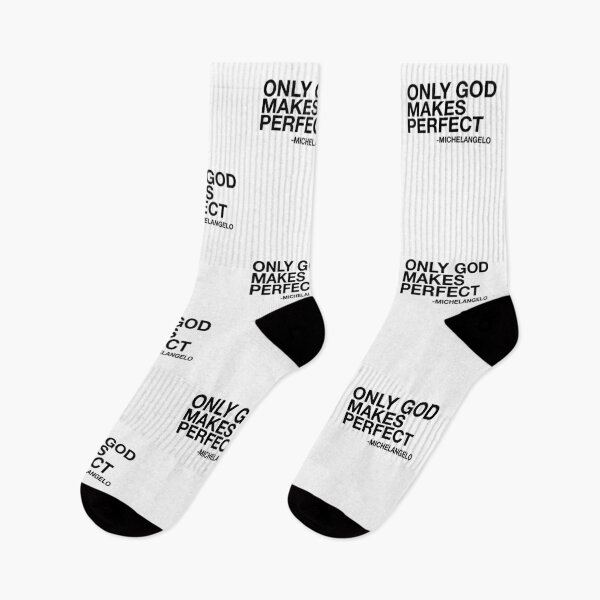 Item preview, Only God Makes Perfect Michelangelo Quote Design designed and sold by AritraSur.