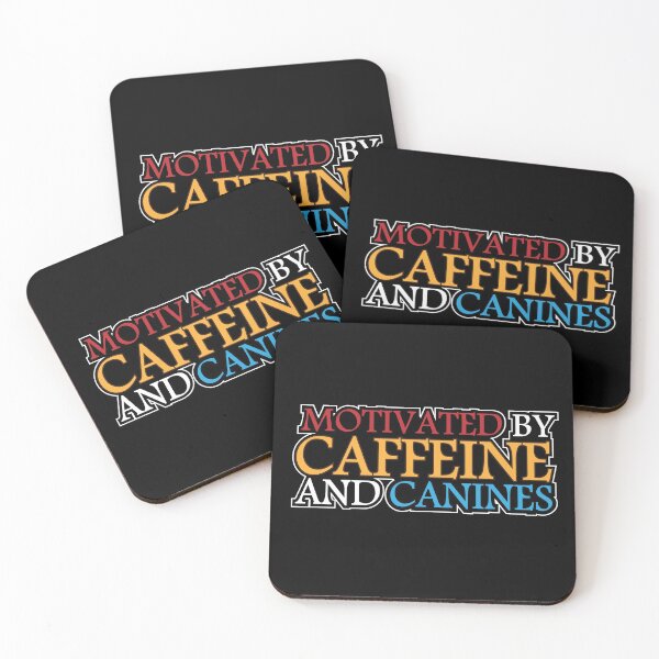 Item preview, Motivated By Caffeine And Canines: thanksgiving,wedding,event,christmas,colors,festival,wedding. designed and sold by comeonyassine21.