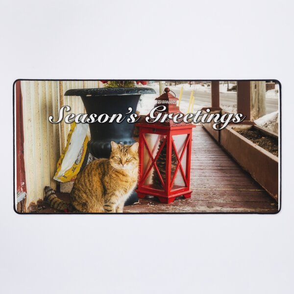 Item preview, Country Store Christmas Cat designed and sold by Robert Alsop.