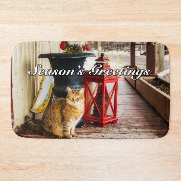 Item preview, Country Store Christmas Cat designed and sold by Robert Alsop.