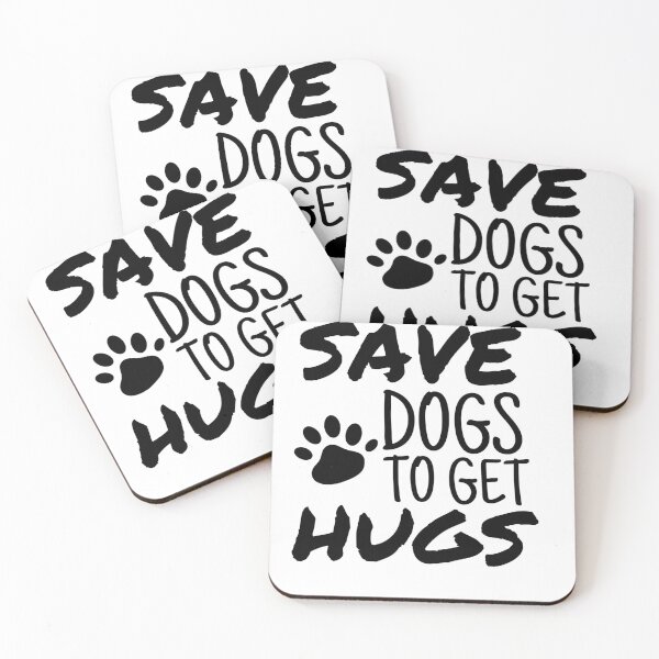 Item preview, Save dogs to get hugs  designed and sold by salahnewdesign.