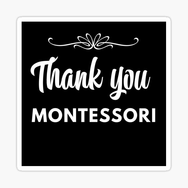 Item preview, Thank you Montessori designed and sold by TeyMank.
