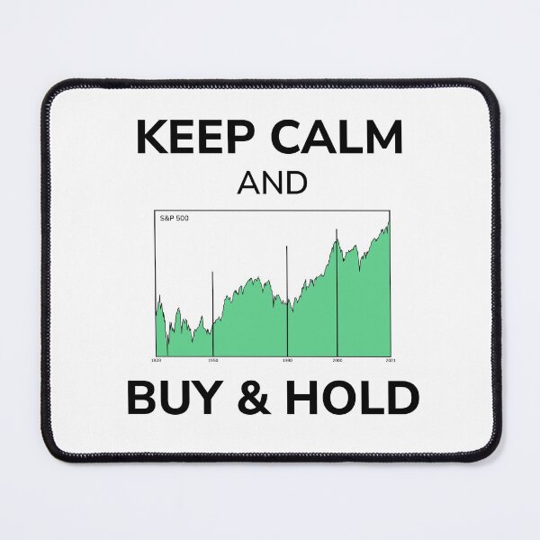 Item preview, Shares Stock Market Keep Calm Buy And Hold Chart designed and sold by CreatDifference.
