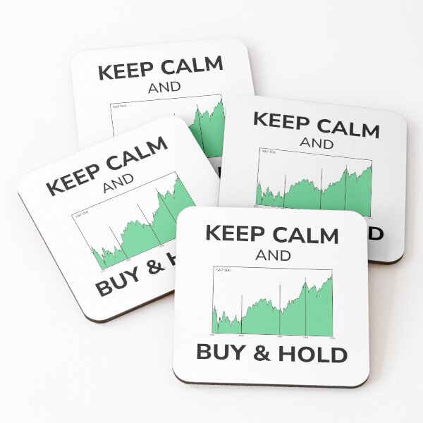 Item preview, Shares Stock Market Keep Calm Buy And Hold Chart designed and sold by CreatDifference.