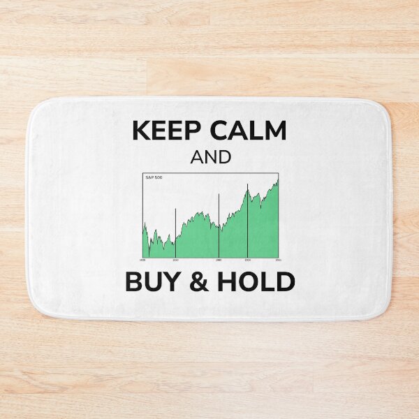 Item preview, Shares Stock Market Keep Calm Buy And Hold Chart designed and sold by CreatDifference.