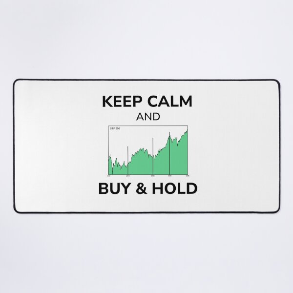 Item preview, Shares Stock Market Keep Calm Buy And Hold Chart designed and sold by CreatDifference.